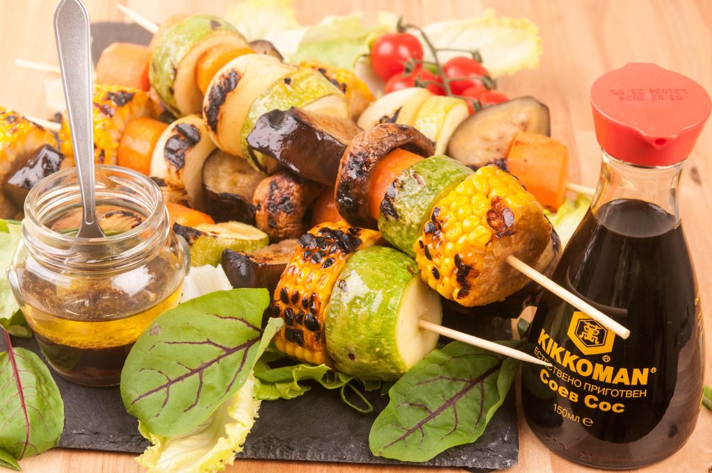 зеленчукови шишчета барбекю BBQ
