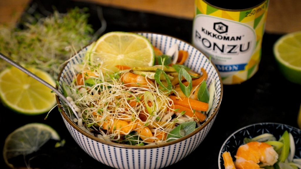 салата скариди Kikkoman PONZU